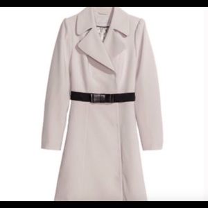 H&M | EUC Purple Bow Belted Trench Coat